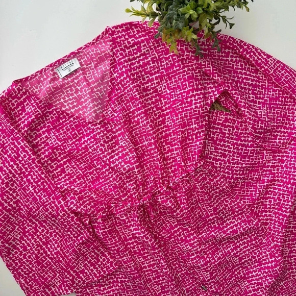 MOTT50‎ Fuchsia Basketweave Charlotte Dress Size Small - Picture 2 of 13